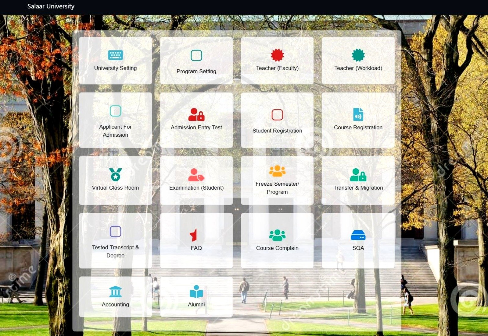Salaar University Management System